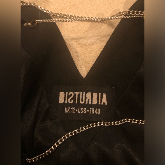 DISTURBIA Thunderdome matte black sequin mini dress - Picture 8 of 10